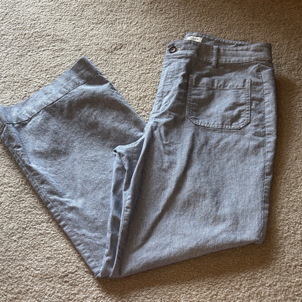 J. Crew Factory Gray Wide Leg Pants